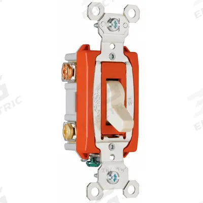 LEGRAND Wall Switch: Toggle Switch, 3-Way, Maintained, Ivory, 120V AC - Toggle Wall Switches
