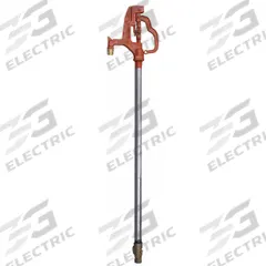 WOODFORD MFG. Yard Hydrant: Stainless Steel, Galvanized, 18 gpm Flow Rate, 3 ft Bury Dp (MPN Y34-3). Key specifications — Rod Material: Stainless Steel; Brand: WOODFORD MFG.; Color/Finish: Galvanized.