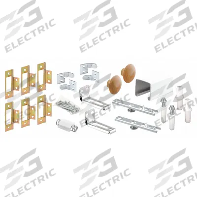 PRIME-LINE Track Kit: 4 ft Lg, 11 3/4 in Wd, 3/4 in Ht, 30 lb Max Wt - Hanging Door Track Kits