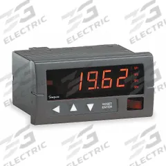 SIMPSON ELECTRIC Digital Panel Meter: 1,999 Display Span - Max, 120 V AC, 0.56 in Digit Ht - Max. (MPN H335-1-46-020). Key specifications — Manufacturer Part Number: H335-1-46-020; Accuracy: +/-0.3% of Reading +/-2 Count; Digital Display Screen Color: Red; Digital Display Screen Type: LED; Includes: Instructions; NEMA Enclosure Rating: 4X; Product Type: Digital Panel Meter; Series: Hawk 3.
