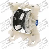 GRACO Diaphragm Pump: Acetal Body, 1/2 in, NPT Connection, 15 gpm, Not Specified Diaphragm, SS Seat (MPN D51331). Key specifications — Brand: GRACO; Seat Material: SS; Check Valve Material: 316 SS; Diaphragm Material: Not Specified.