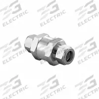 HAM-LET Check Valve: Poppet, Inline Valve Body, 1/8 in Pipe Size, Let-Lok® x Let-Lok®, Let-Lok, FKM (MPN H-400HP-SS-L-1/8"-25 PSI). Key specifications — Brand: HAM-LET.