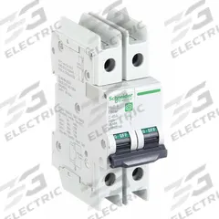 SCHNEIDER ELECTRIC IEC Miniature Circuit Breaker: 40 A Amps, 14kA at 120/240V AC, Screw Clamp, C60BP (MPN M9F42240). Key specifications — DC Voltage Rating: Not Rated; Brand: SCHNEIDER; Max. AIR Rating: 14kA at 120/240V AC; Terminal Connection: Screw Clamp; AC Voltage Rating: 240V AC.