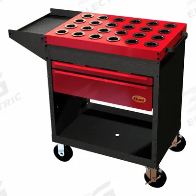 HUOT CNC Tool Storage: For HSK100A Taper - CNC Toolholder Carts with Drawers