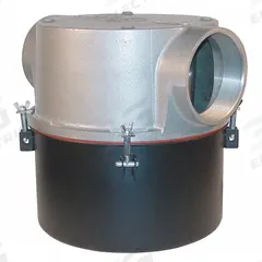 SOLBERG T-Style Inlet Vacuum Filter: 5 micron Rating, 99% Efficiency, 19 in Outside Dia (MPN CT-275P-600C). Key specifications — attr101190: CT-275P-600C; attr101197: 2EPU2; attr101198: 2EPU2; attr101207: Carbon Steel; attr101193: SOLBERG.
