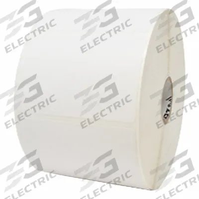 ZEBRA Barcode Printer Labels: 3 in Label Wd, 3 in Label Ht, White, 1 in Core Dia. - Desktop Thermal Transfer Labels