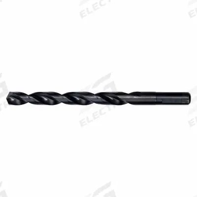 MILWAUKEE Jobber Length Drill Bit: 25/64", 135° Split Point, Black Oxide HSS - Chip-Clearing High-Speed Steel Jobber-Length Drill Bits