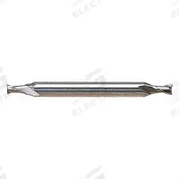 YG-1 Square End Mill: High Speed Steel, Double End, 2 Flute, 1/32" Mill Dia, 3/64" LOC, 2" OAL (MPN 49002)