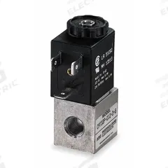 ARO Solenoid Air Control Valve: CAT Series, Three-Way / Two-Position, 12V DC, 1/8 in Female NPTF (MPN CAT44P-012-D). Key specifications — attr1092969: Non-Locking; attr1086920: CAT44P-012-D; attr1092977: Spring Return.