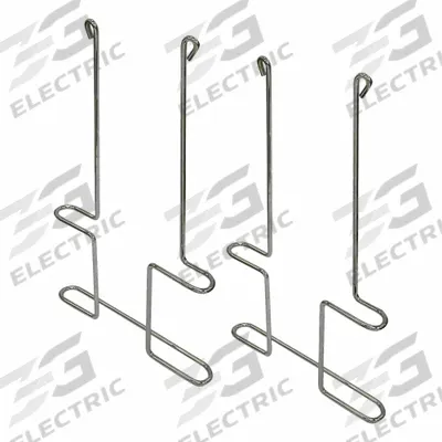BUYERS PRODUCTS Brackets: Steel, 1 3/16 in Overall Wd, 20 3/4 in Overall Ht, Anti-Sail Bracket - Fleet and Vehicle Maintenance