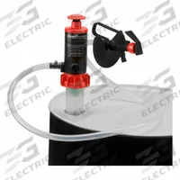 GOATTHROAT PUMPS Air Drum Pump: Pump w/ Discharge Hose & Nozzle, 4.5 gpm Max. Flow Rate, PP (MPN GT100RTBPVC). Key specifications — Brand: GOATTHROAT PUMPS; Suction Tube Material: PP.