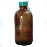 QORPAK Sampling Bottle: 960 mL, Amber, 33-400, Urea, 12, Polyethylene/PTFE, Type III (MPN GLC-02271). Key specifications — Body Color: Amber; Pre-Cleaned: None; Body Material: Soda Lime Glass; Brand: QORPAK; Screw Closure Size: 33-400; Graduated: No; USP Specification: Type III; Closure Attached: Attached.