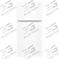 FRIGIDAIRE Top-Freezer Refrigerator: White, 13.9 cu ft Total Capacity, 3 Shelves, 9 to 16.9 cu ft (MPN FFTR1425VW). Key specifications — attr440554: No; attr440533: White; attr440537: Automatic; attr440543: Yes; attr440540: Swing; attr440541: Solid; attr440532: FRIGIDAIRE.