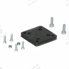 AFAG Connection Plate: Mfr Part # 50572976, M3/M4 Mount Hole Size, Ø5x2.5/Ø7x3 Center Bushing Sizes. Key specifications — attr948518: 50572976; attr1227220: M4; attr1227223: Ø7x3; attr1227224: M4 x 12; attr948531: AFAG.