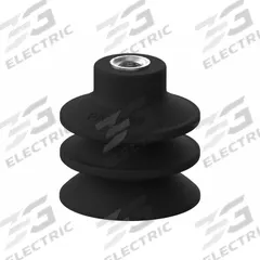 PIAB Vacuum Pad: Multi-Bellows, w/o Adapter, 62 mm Pad Dia, Nitrile/PVC, Black, 60A, PAXB (MPN S.PAXB62NP60.XXX.00). Key specifications — attr1019101: S.PAXB62NP60.XXX.00; attr1019103: PIAB; attr1019107: 60A.