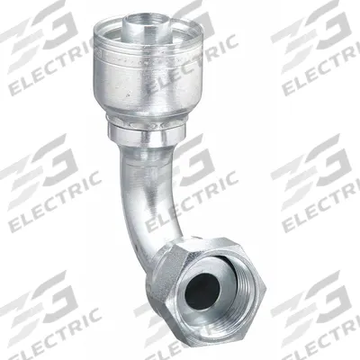 WEATHERHEAD Hydraulic Crimp Fitting: Steel x Steel, 90° Elbow, -4 For Hose Dash Size - Weatherhead Crimp Hydraulic Hose Fittings with ORS Connection
