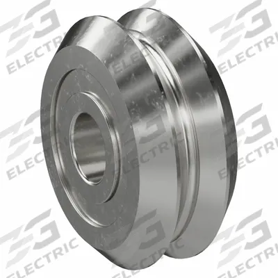 DUALVEE Guide Wheel: Stainless Steel, DualVee, For Size 1 DualVee Rails - Bishop-Wisecarver DualVee Guide Wheel Bearings