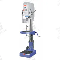 DAYTON Floor Drill Press: Geared Head Drive, Variable Speed, 80 RPM – 3,000 RPM, 22 in Swing, 11 in (MPN 53UH05). Key specifications — attr22849: 80 to 3,000 RPM; attr22858: 230V AC; attr73523: Tapping; attr22856: Geared Head; attr73570: Single-Phase; attr22850: 11 in; attr22846: 3 hp; attr22840: 10 A.