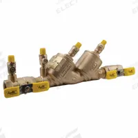 APOLLO Double Check Valve Backflow Assembly: 4A, 1 1/2 in Pipe Size, FNPT x FNPT, 18 in Overall Lg (MPN 4A107A2F). Key specifications — Shut-Off Valve Type: Ball Valve; Connection Type: FNPT x FNPT.