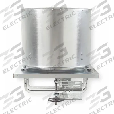 Dayton Axial Upblast Roof Exhaust Fan: Belt Drive, 24 in Blade, 7,766 cfm, ODP - Clean Air Belt-Drive Fans with Drive