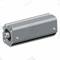 SMC Compact Cylinder: 20 mm Bore Dia, 50 mm Stroke Lg, Tapped Hole Mounting, Aluminum, M5 x 0.8, CQ2 (MPN CDQ2A20-50DCZ). Key specifications — attr946022: Tapped Hole; attr946024: Single Rod; attr946038: CQ2; attr1123057: Rotating Rod; attr945997: SMC.