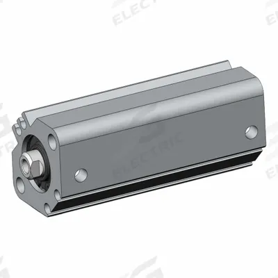 SMC Compact Cylinder: 20 mm Bore Dia, 50 mm Stroke Lg, Tapped Hole Mounting - Basic Mount Compact Cylinders