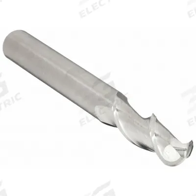 WIDIA HANITA Ball End Mill: Carbide, 2 Flute, 1/4" Mill Dia, 3/4" LOC, 2-1/2" OAL (MPN 4A0107002) - Carbide Ball End Mills for Aluminum