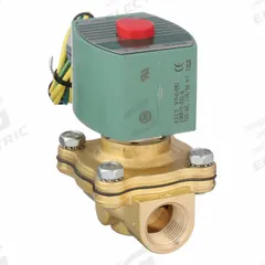 REDHAT Solenoid Valve: 2-Way, Normally Closed, 1/2 in Pipe Size, 110V AC/120V AC, Watertight (MPN HT8210G094). Key specifications — Pipe Size: 1/2 in; Voltage: 120V AC; Brand: REDHAT; Coil Enclosure: Watertight.