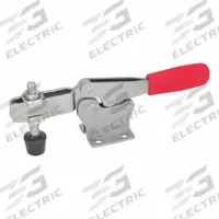 JW WINCO Horizontal Acting Toggle Clamp: Horizontal Handle, Flange Base Mounting, 64 mm Arm Lg (MPN 820-130-MC-NI). Key specifications — Brand: JW WINCO.