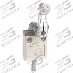 OMRON Roller Lever Plunger Limit Switch: 25 mm Mounting Hole Vertical Center to Center Distance, 38° (MPN D4C1620). Key specifications — Manufacturer Part Number: D4C1620; Brand: OMRON; Electrical Connection: 9.8 ft Cable (SJT(O)); Series: D4C.