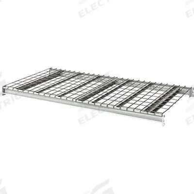 HALLOWELL Bulk Rack Shelf: 72 in x 36 in x 3 1/8 in, 14 ga Beams, Steel - Wire Decking Bulk Rack Shelf Kits