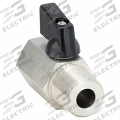 APPROVED VENDOR Manual Two-Way Ball Valve: 1/2 in Nominal Valve Size, 316 Stainless Steel, One-Piece (MPN G-SSMM-50NL). Key specifications — Brand: APPROVED VENDOR; Handle: Wedge.