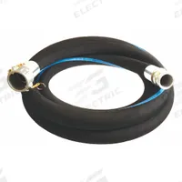 Water Suction and Discharge Hose: 3 in Hose Inside Dia., 150 psi, Black, 3 in x 3 in Fitting Size (MPN RSG300-25CE-G). Key specifications — Temp. Range: -25° to 200°F; Hose Color: Black; Brand: CONTINENTAL.