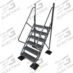 TRI-ARC Configurable Platform Ladder: 8.5 ft Overall Ht, 35 in Overall Wd, 35 in Overall Dp (MPN URTL506). Key specifications — attr1050432: TRI-ARC; attr1050434: Silver; attr1050449: Aluminum.