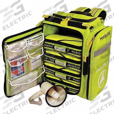 MOBILEAID First Aid Kit: 51 Components, Backpack - Emergency Survival Kits