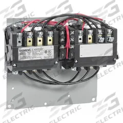 SIEMENS NEMA Magnetic Contactor: Reversing, 3 Poles, NEMA Size 0, 18 A, 240V AC (MPN 43CP32AG). Key specifications — Brand: SIEMENS.