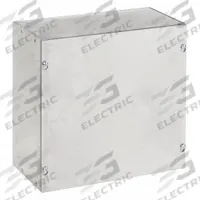 HOFFMAN Enclosure: Steel, 16 in x 16 in x 6 in, NEMA 1, Solid Cover, Screw On, Galvanized (MPN ASG16X16X6NK). Key specifications — Brand: HOFFMAN; Closure Method: Screws; Knockouts: Not Included.