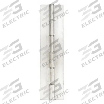 APPROVED VENDOR Piano Hinge: Stainless Steel, 12 in Leaf Ht - Full Surface-Mount Piano Hinges