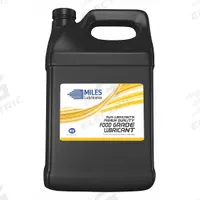 MILES LUBRICANTS Compressor Oil: 1 gal, Bottle, 20 SAE Grade, 46 ISO Viscosity Grade, Food Grade (MPN MSF1542005). Key specifications — attr59744: 132; attr59746: 46; attr59736: Yes; attr59735: Bottle; attr59738: Miles FG Comp Oil; attr59749: 20.