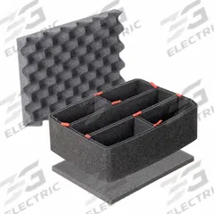 PELICAN Protective Equipment: 12 in x 33 1/4 in, 1/2 in Foam Thick, Steel (U-Pin), 2 Inserts, 1400 (MPN 1400TPKIT). Key specifications — attr1188295: 1400; attr1188298: PELICAN; attr1189912: 3UZV1.