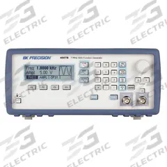 B&K PRECISION Signal Generator: Sweep Function, DDS Function Generator, +/-1 dB to 7 MHz, LCD, 4007B. Key specifications — attr1048887: B&K PRECISION; attr1058046: +/-1 dB to 7 MHz; attr1058045: 10 mVpp to 10 Vpp (into 50 ohm); attr1048885: 4007B; attr1048893: Power Cord; attr1048906: Less Than 20 nsec (10%-90%) at Full Amplitude Into 50 ohm; attr1048913: 0.01% +/-0.186 Hz.
