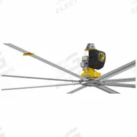 BIG ASS FANS Ceiling Fan: 12 ft Blade Dia, Variable Speeds, 400 to 480V AC, Three Phase, 20 A (MPN F-PFX4-1204S34). Key specifications — Voltage: 400 to 480V AC; Light Kit: No; Series: Powerfoil X4; Number of Speeds: Variable; Phase: Three; Current: 20 A; Brand: BIG ASS FANS.