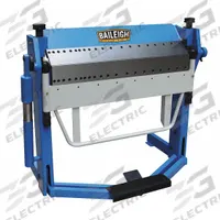 BAILEIGH INDUSTRIAL Sheet Metal Brake: Hand Lever : Top and Bottom Edge Actuation + Finger (MPN BB-5016F-DS). Key specifications — attr67203: Top and Bottom Edge; attr67184: BAILEIGH INDUSTRIAL; attr67188: BB-5016F-DS; attr67191: Hand Lever.