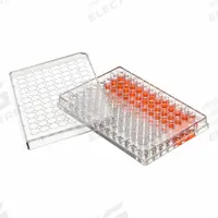 GLOBE SCIENTIFIC Well Plate: Sterile, 96 Wells, 0.2 mL, RNase/DNase Free, Tissue Culture Treated (MPN TC-PLT-96). Key specifications — Brand: GLOBE SCIENTIFIC; Body Color: Colorless; RNase/DNase Free: Yes; Well Shape: Square; Material: Polystyrene.