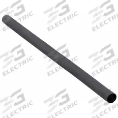 3M Heat Shrink Tubing: 0.25 in I.D. Before Shrinking, 0.13 in I.D. After Shrinking, 6 in Lg, 10 PK (MPN EPS200-1/4-6"-BLACK-10-10 PC PKS). Key specifications — attr202046: Black; attr211475: 3M.