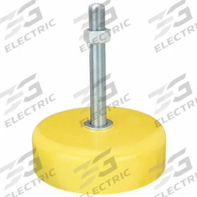 AIRLOC Male-End Leveling Mount: Fixed Stud, M20x1.5 Thread Size, 168 mm - Vibration-Damping Male Leveling Mounts