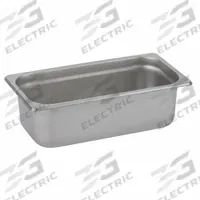SPRING USA Food Pan: Third Size, Rectangular, 1.8 ga Gauge, 4.25 qt Capacity, 12 7/8 in Overall Lg (MPN 521-66/13). Key specifications — Brand: SPRING USA; Dishwasher Safe: Yes; NSF Certified: No; Product Type: Food Pan; Manufacturer Part Number: 521-66/13.