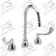 ZURN Gooseneck Kitchen/Bathroom Faucet: AquaSpec®, Brass, Widespread, Deck, 3 Mounting Holes, Chrome (MPN Z831B4-XL-FC). Key specifications — Series: AquaSpec®; Brand: ZURN.