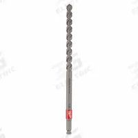 MILWAUKEE Auger Drill Bit: 9/16 in Drill Bit Size, 12 in Overall Lg, Hex Shank, Pole Auger Auger (MPN 48-13-7703). Key specifications — attr255259: Pole Auger; attr255260: Carbide Tipped; attr255261: Bright (Uncoated); attr277197: MILWAUKEE.