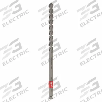 MILWAUKEE Auger Drill Bit: 9/16 in Drill Bit Size, 12 in Overall Lg, Hex Shank - Pole Auger Drill Bits